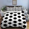 Football Print Bedding Set Sports Enthusiast Duvet Cover 1 Duvet Cover 2 Pillowcases Adult And Children Bedding Set Luxury Gifts