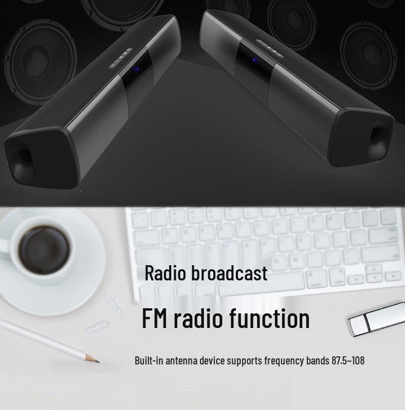 Creative Multi-functional Wireless Bluetooth Soundbar with Subwoofer