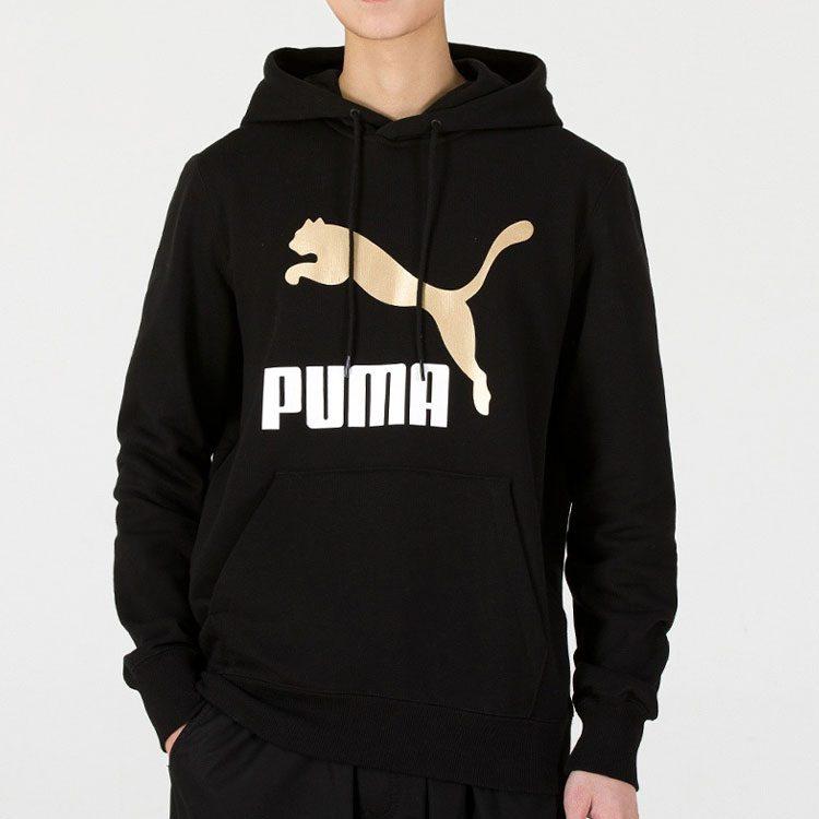 Puma Sweatshirts Men's Black Hooded Moderate Other 535341-01