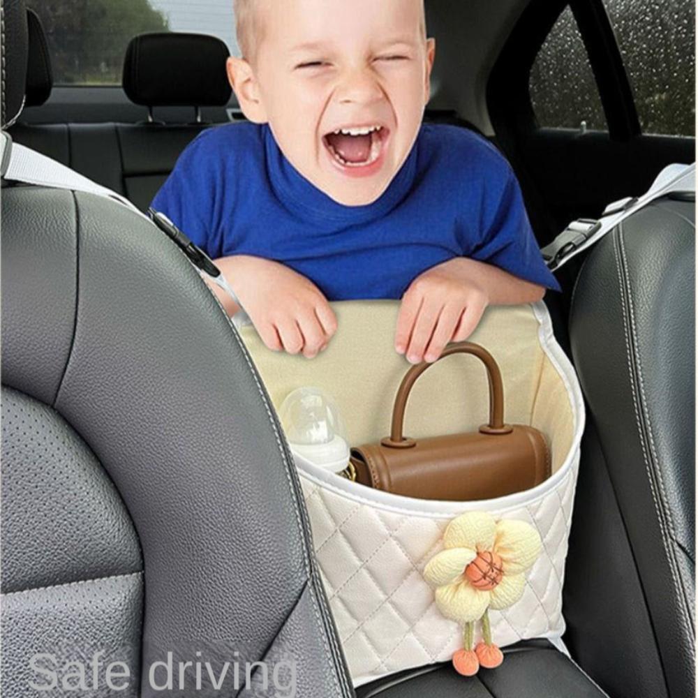 

Leather Car Storage Bag Multifunctional Car Handbag Holder Car Interior Decoration