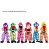 Colorful Handmade Wooden Clown String Puppet Toy for Parent-Child Interaction