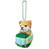[LamPlanning] [Series-9] Traveling Mameshiba Keychain Mascot Ball Chain Bag Charm Cute Fluffy Shiba Inu Mameshiba Soothing (Enoshima Electric Railway)