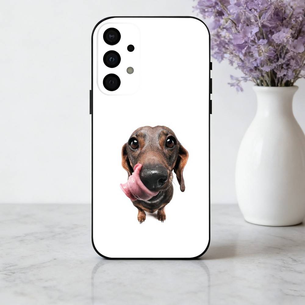 

F-Funny Fashion D-Dog Art Phone Case For Samsung Galaxy A73,A72,A71,A70,A53,A52,A51,Soft Silicone Black Cover Samsung a21