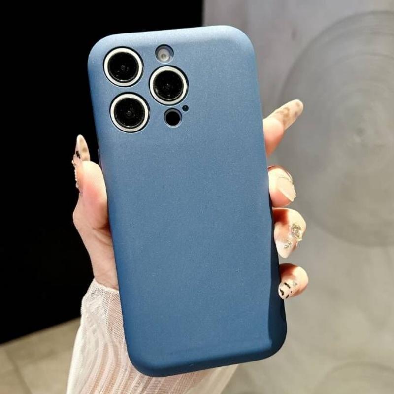 Matowe Silikonowe Płynne Miękkie Etui na Telefon w Kształcie Kostki Mydła Dla iPhone 16 15 14 Plus 13 12 Pro Max 11 Gładkie Odporne na Wstrząsy Pokrowiec