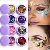Light Purple  Packaging Laser Sequins Sparkle Powder Makeup Music Festival Party Makeup Look Shimmer and Shine  Body Glitter