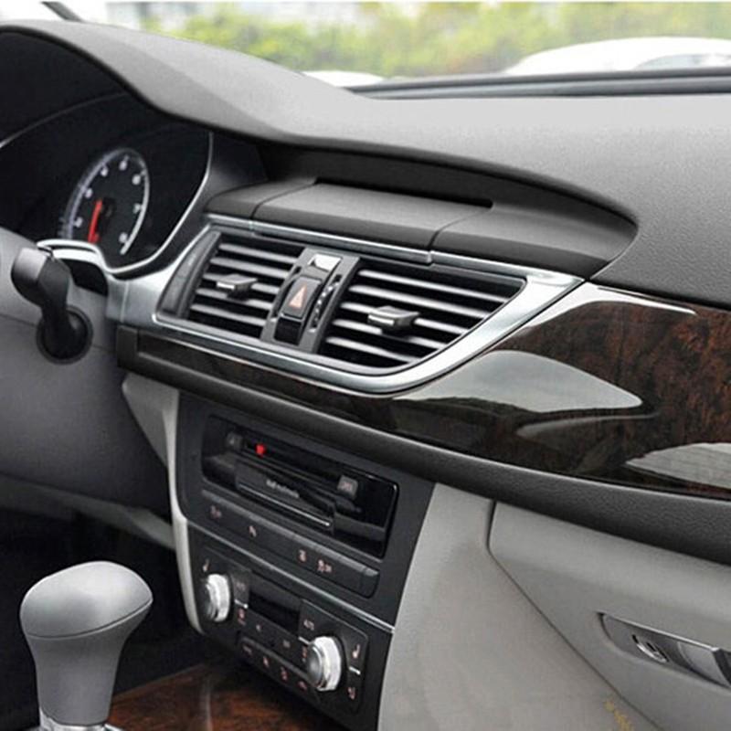 Car Auto Interior Trim Panel 3D Leather Texture Sheet Film Vinyl Sticker Black