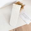 Fashion Socks For Women Cute New White Retro Lace Girl Sweet Socks Mesh Simple Women Casual Sweet Breathable Loose Socks Female
