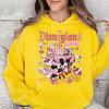 Disney Parent-child Valentine's Day Gifts: Mickey and Friends Multi-color Hoodies, Autumn and Winter Tops, Casual Sportswear