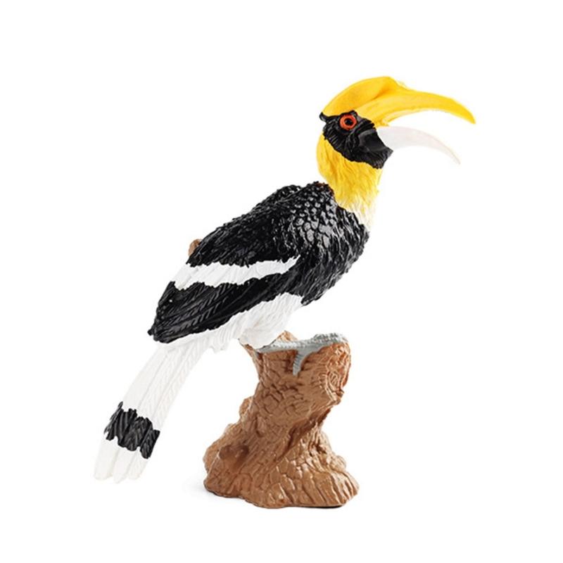 Realistic Toucan Figure Observation Display Static Model Statue Bird Figurine Playhouses Layout Kids Basket Stuffings