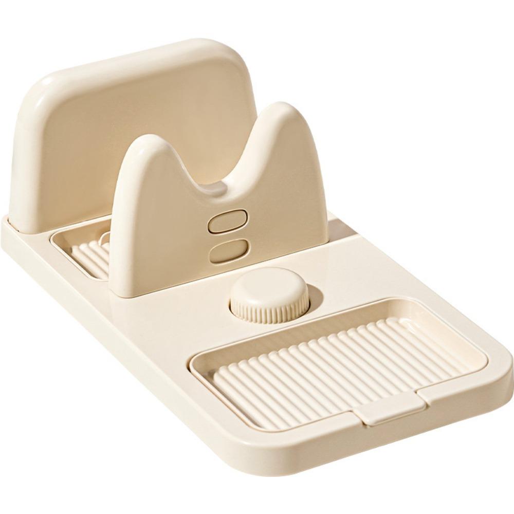 

Removable Cookware Storage Rack Suction Cup Cutting Board Organizer Pot Cover Shelf Cabinet