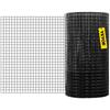 Hardware Cloth, 48\" x 50\' & 1\"x1\" Mesh Size, Galvanized Steel Vinyl Coated 16 Gauge Chicken Wire Fencing with A Cutting Plier & A Pair of Fabric