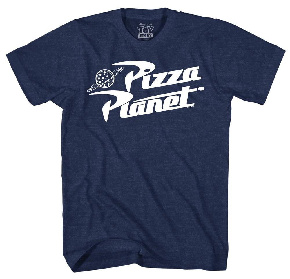 

Toy Story Pizza Planet Logo Men s Navy Heather T-Shirt S