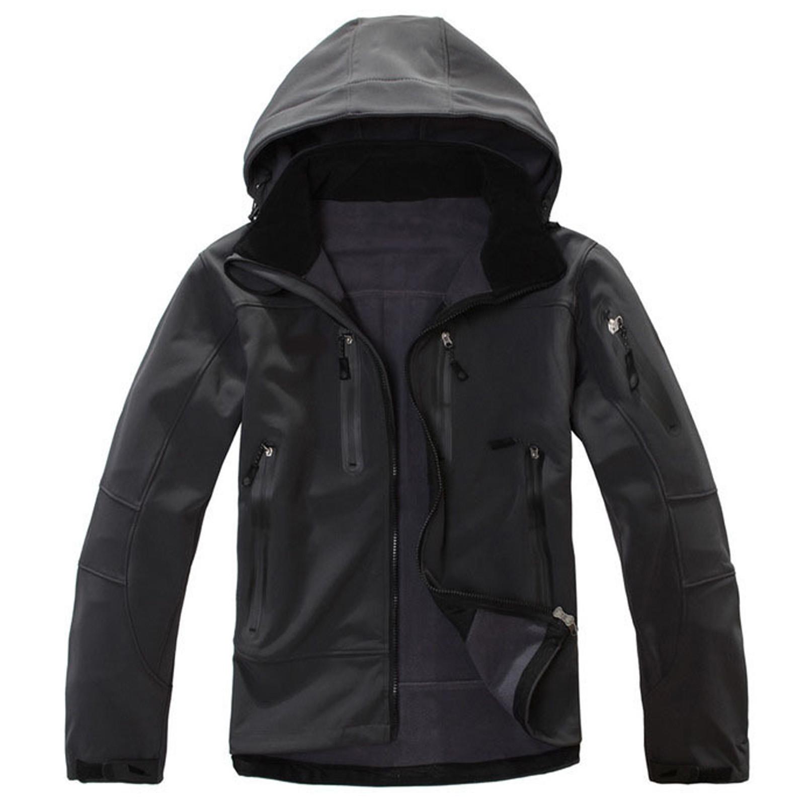 

Унисекс теплая зимняя куртка-дождевик с капюшоном водонепроницаемая ветровка лыжная куртка пальто L