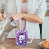 Cute Cat Mug Cute Kitten Hole In The Wall Ceramic Coffee Mug Holiday Coffee Latte Mug Novelty Space Design Drinking Cups For