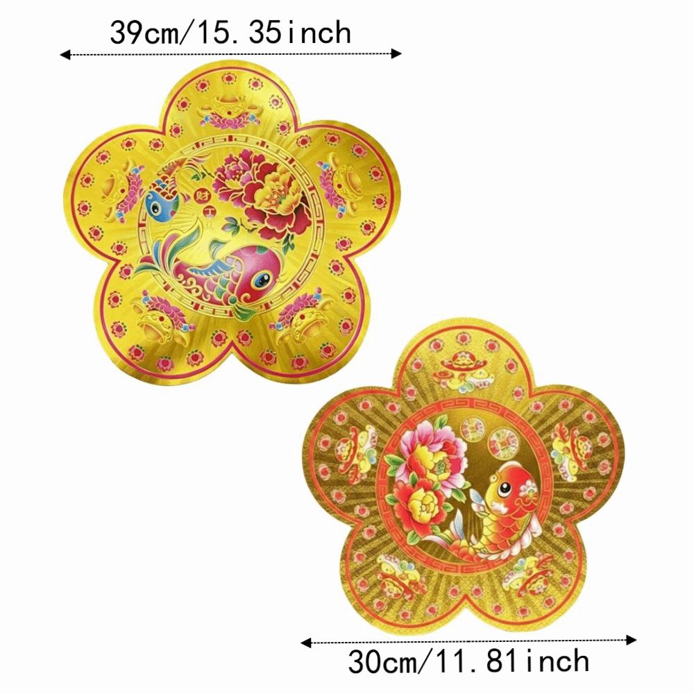 Plum Blossom Pattern Pagoda Base Box Foldable Gift Box DIY Foldable Box  Festival Gift