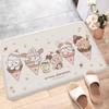Cute Cartoon Mikko Cat Bathroom Mat Anti-slip Absorb Water Long Strip Cushion Bedroon Mat Hotel Decor Mat