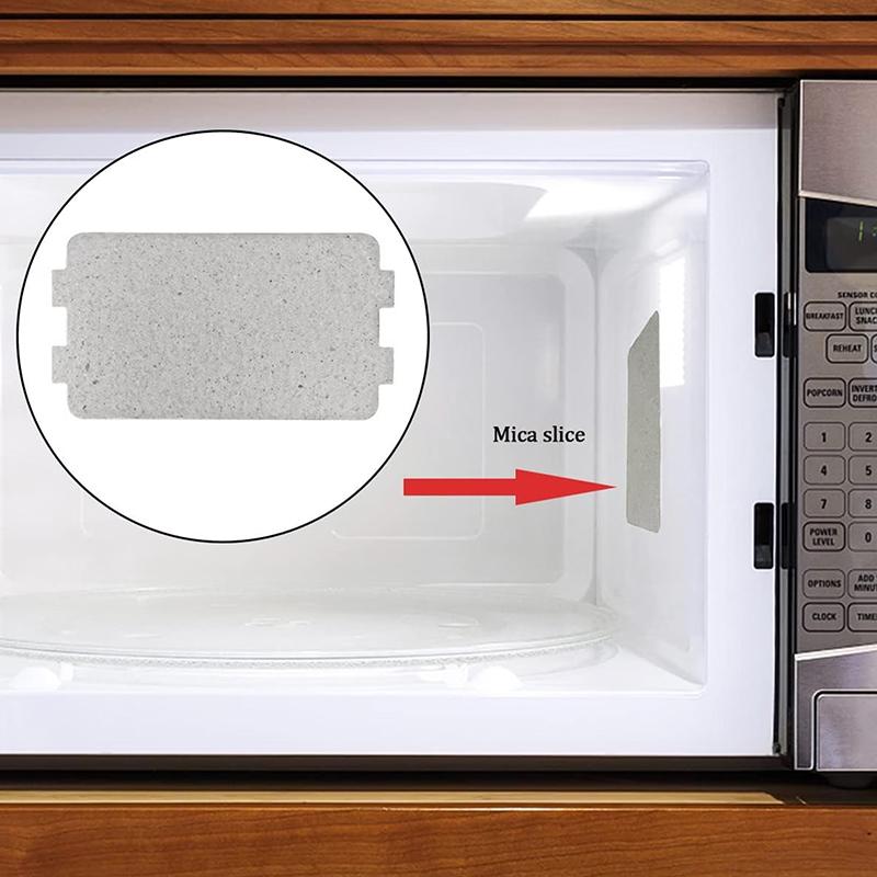 5/10 Peças Placa de Mica para Forno de Micro-ondas Placa de Cobertura de Guia de Onda Universal Cortável Resistente ao Calor Para Secadores de Cabelo, Torradeiras e Aquecedores
