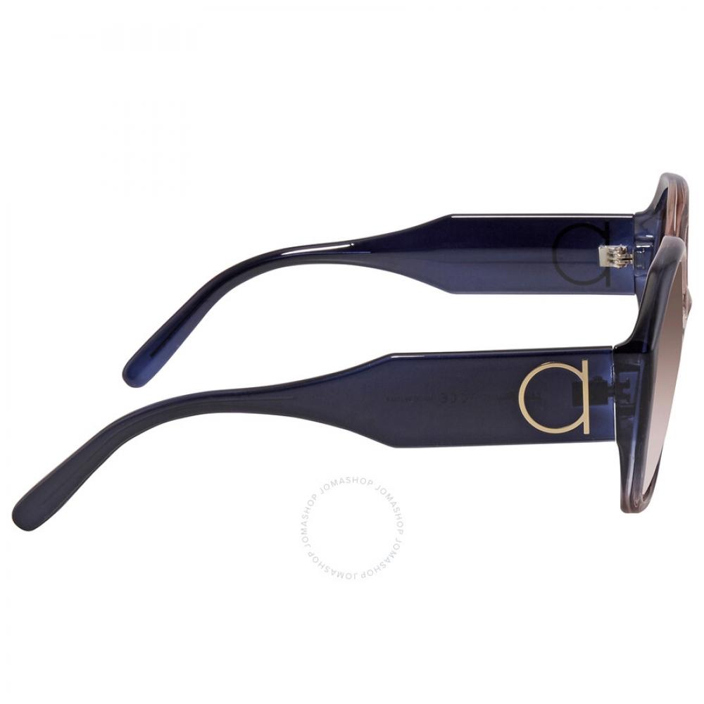 Salvatore Ferragamo משקפי שמש גיאומטריים בז' לנשים Sf943s 083 60