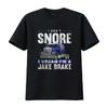 I Don T Snore Dream M A Jake Brake Trucker Vintage Truck Mens Shirt Black 3X Large Vintage Washed Designer Clothes Comfortable