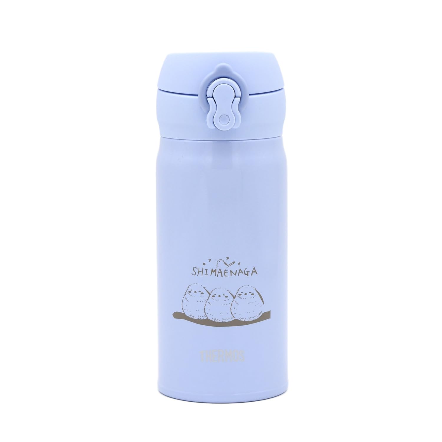 

Tit Water Vacuum Insulated Portable Pearl Waiting for Spring Long-tailed Bottle, Mug, JNL-356 PBL, Blue,