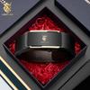 LUCKY LION Men's Automatic Buckle Leather Belt