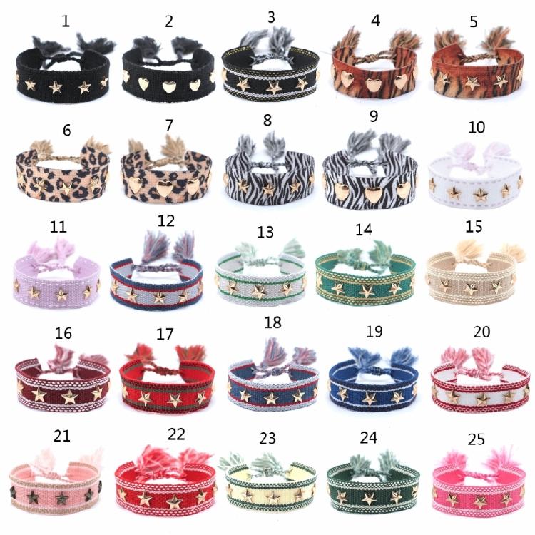 Woven Tassel Bracelet Fashionable Wrist Strap Hand Chain Jewelry for Women Girls