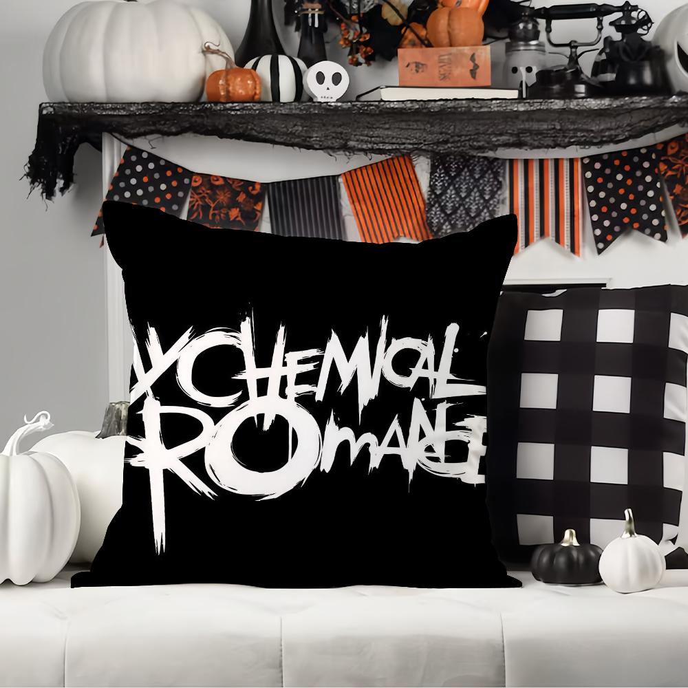 Band M-My C-Chemical R-Ro M-Mance Pillow Case Office Cushions Suitable For Sofa Car Bedroom Decorative Cushion Cover