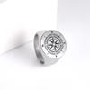  Punk Compass World Map Men Rings Stainless Steel Pirate Sailor Amulet Ring Hip Hop Vintage Party Jewelry Creativity Gift