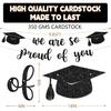Graduation Party Decorations - 9 Ft Pre-Strung We Are So Proud of You Banner, Graduation Party Decorations & Decor for Elementary, 5th Grade, 8th