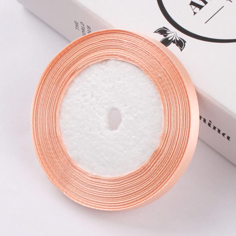 Panglică împletită din satin auriu de 1 cm, bandă de pânză de mătase de 10 mm pentru ambalaje de Crăciun și împachetarea cadourilor