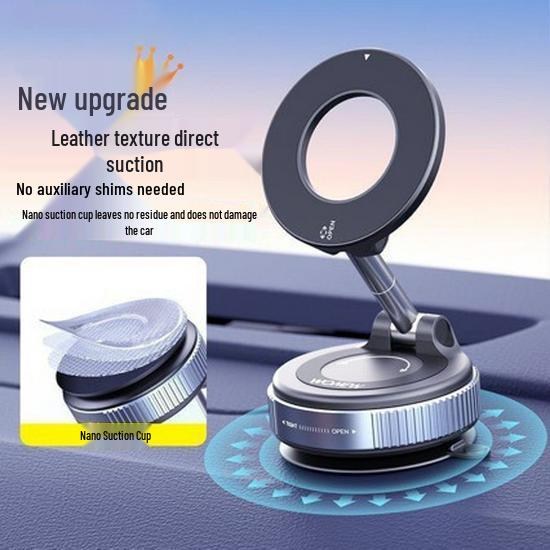 

2025 Magnetic Car Phone Holder: Multi-functional Suction Cup Mount K007 Black Drip Gel