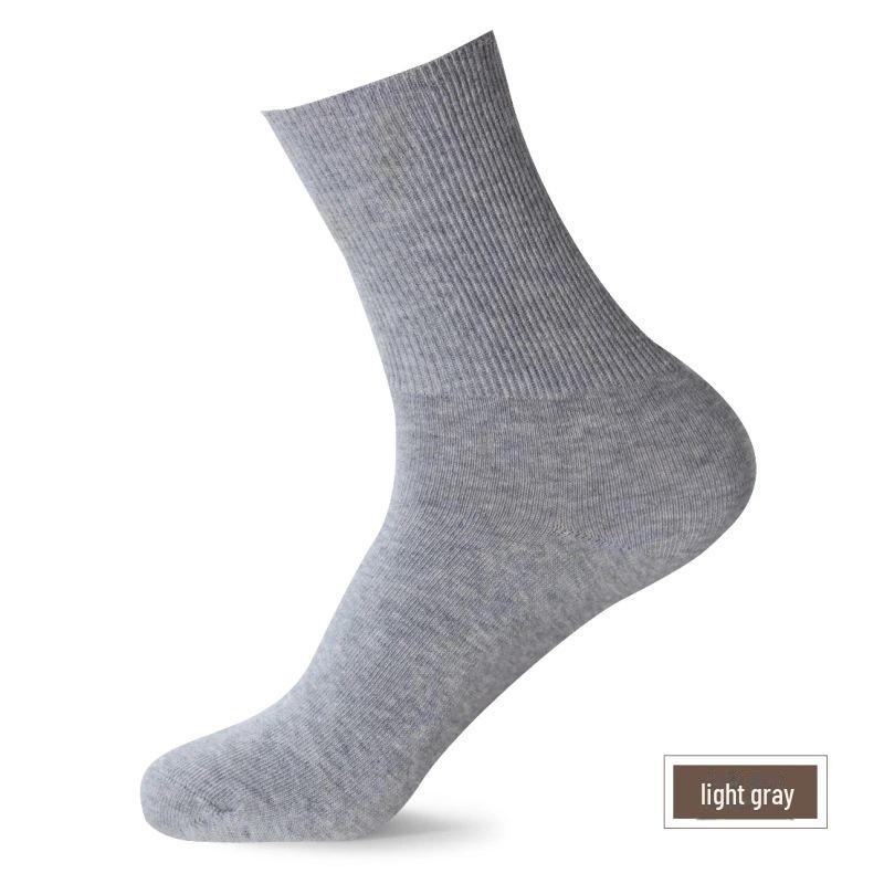 

Свободные носки Double Needle для мужчин и женщин - удобные всесезонные хлопковые носки для кормления грудью от Chenggongfang 42-46 серый