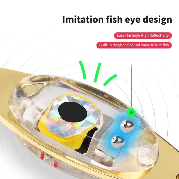 Saltwater Trolling Deep Drop Fishing Lures Underwater Flasher Halibut Flasher Fishing Lures Lighted Fishing Spoons