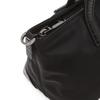 DakS Black Croco Leather Nylon Tote Bag S