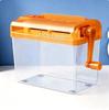 Portable Hand-Crank Silent Paper Shredder for A4/A6 Confidential Documents - Desktop Manual Mini Shredder