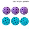 6Pcs Outdoor Pickleball Balls Professional Competition Grade 40 Holes 74Mm Training Ball Practice Competition Pickleball