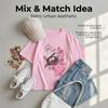 Pure Cotton Girls' Short-Sleeve Children'S Clothing Summer  T-Shirt New Stylish Top For Older Girls In Summer