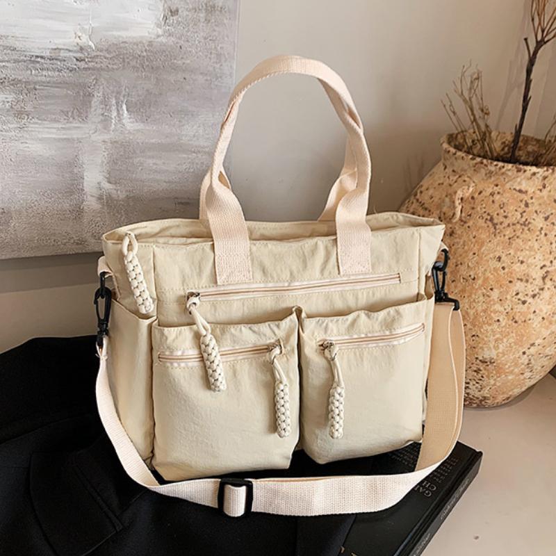 Casual Large Capacity Women's Crossbody Bags Nyl Multi-pocket Commuter Ladies Shoulder Bag Fashi Travel Female Handbag Tote