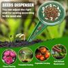 Hand Dibbler Gardening Tool Planting Dibber for Measurement Sowing Seeds Bulbs Flower Pot Planter for Vegetable Garden