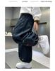 Boys' Fleece-Lined Warm Casual Pants - Thick, Versatile, Loose Fit for Autumn & Winter