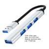 Premium USB Expander 4 Ports Ultradünn Plug Play
