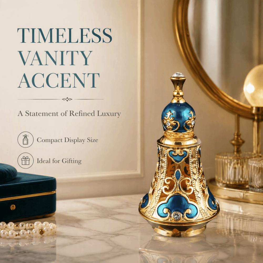Refillable Decorative Fragrance Bottle Glass Fragrance Bottle Vanity Dresser