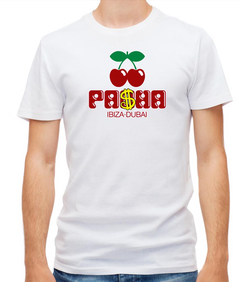 Vtipné Pacha Ibiza Dubai Logo T-shirt s krátkým rukávem Unisex G563