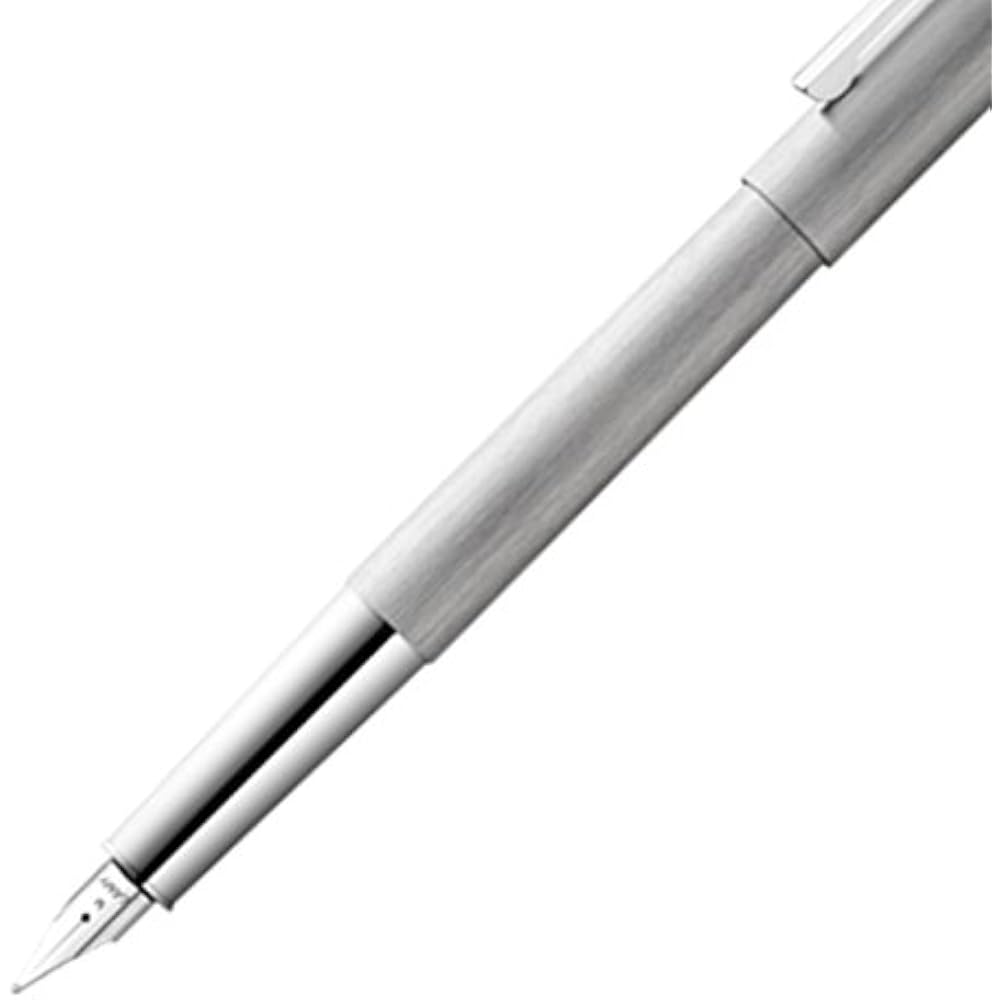 LAMY Ramy Fountain Pen EF Ultra Fine Scala Stainless Steel L51-EF Regular Imported