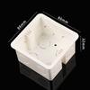 86 * 86 *50mm Home Plastic Flame Retardant Waring Back Box Wall Switch Concealed Bottom Thickened Wall Mount Switch Junction Box