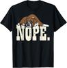 Nope Boxer Funny Animal Pet Dog Lover Owner Men Women Gift T-Shirt