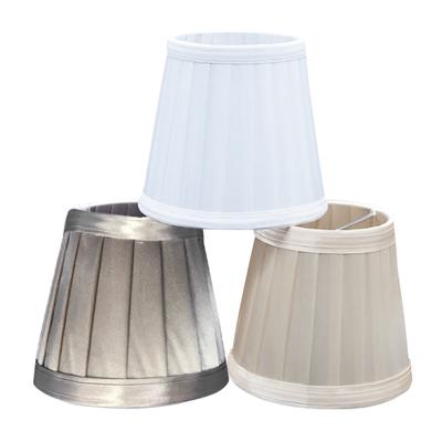 Vintage Fabric Pleated Lampshade Table Desk Bed Lamp Cover Holder Chandelier