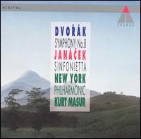 

CD DVORAK,JANÁCEK,MASUR; NYP - Symphony 8 / Sinfonietta 4509908472 TELDEC 1994 Germany Classical Used