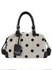 Women's 2026 Trendy Polka Dot Shoulder Bag - Large Capacity for Summer Fashion and Work Commute