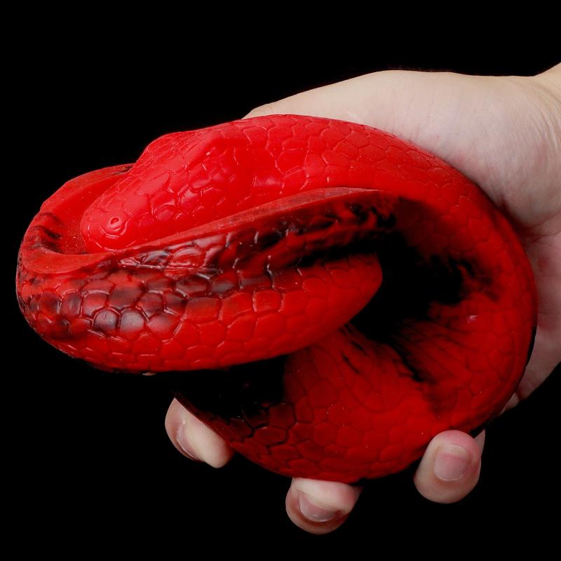 Anal Sex Toy Training Kit, Liquid Silicone Butt Plug,Realistic Dildo with Flared Base for Men & Women